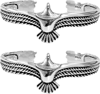2021 nouvelle bague d'aigle de chevalier en argent sterling s925, bracelet à extrémité