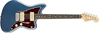 Fender american performer jazzmaster - satin lake blacked blue avec touche en palissandre