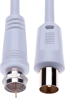 Câble d'extension coaxial mâle vers rf m-mâle pour freesat sky virgin