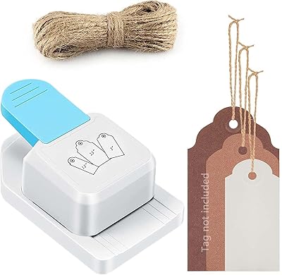 Poinçon d'étiquette artisanale étiquette cadeau perforateur de papier petit trou 3 en 1