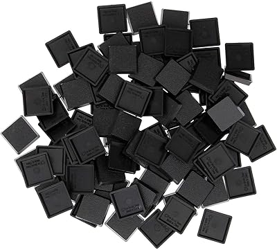 Eve model 100pcs bases de modèle carrées de 25 mm pour jeux