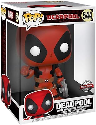 Figurine funko pop! marvel : deadpool thumbs up (x) 10" - 44725