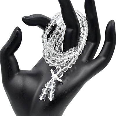 Bracelet mala bouddhiste en pierres précieuses naturelles ad 108 perles de guérison