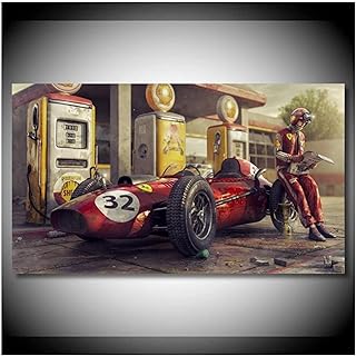 Alykdon affiche de peinture sur toile, décoration murale pour chambre, affiches de voiture