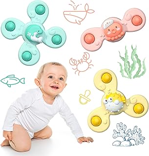 Jouets à tasse rotative en forme d'animaux de dessin animé jouets ventouse