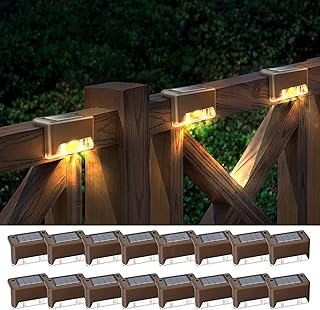 Lampes solaires led wish link lampes d'escalier étanches de clôture extérieures pour terrasse