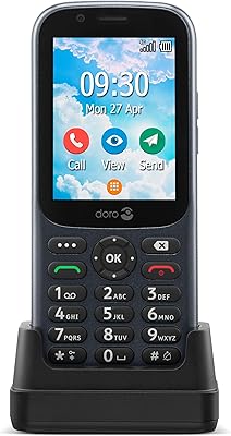 Téléphone portable doro 730x double sim 4g débloqué pour personnes âgées avec gps