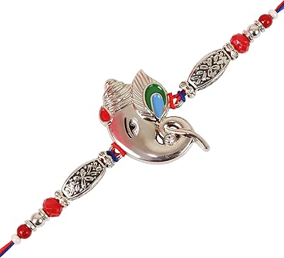 Rubans de marée rakhi pour frère | bhai avec carte roli