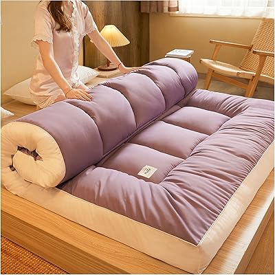 Matelas futon tatami épais japonais, matelas de couchage pliable et portable, matelas respirant