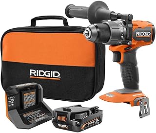 Kit perceuse visseuse sans balais ridgid 18 v 1 2" avec batterie