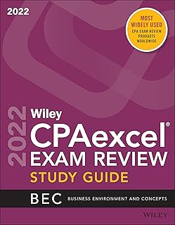 Guide d'étude wiley′s cpa 2022 : environnement et concepts commerciaux
