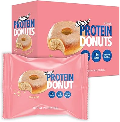Wow ! beignets protéinés, collations riches en protéines, faibles en glucides, faibles