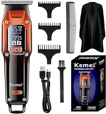 Kemei tondeuse à barbe électrique sans fil pour hommes kit de coupe de cheveux, rasoir en forme de t pour hommes, km-658. Découvrez le shopping sans frontières avec Diaytar Sénégal