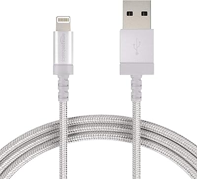 Câble lightning vers usb recouvert de nylon et certifié apple pour charger