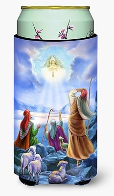 Caroline's treasures aph5468tbc les bergers et les anges sont apparus tall boy isolant