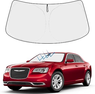 Pare-soleil de voiture pliable de taille personnalisée pour chrysler 300 300c 2011-2021 2022