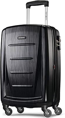 Bagage rigide à roulettes samsonite winfield 2 marron taille unique bagage