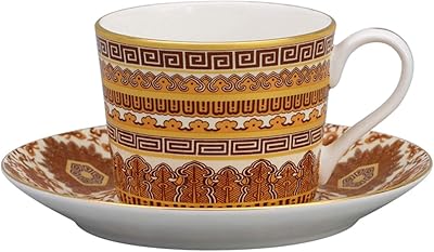 Tasse à café au design rétro classique, thé de l'après-midi britannique, tasse à