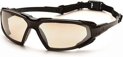 Miroir antibuée noir de sécurité pyramex pour utilisation intérieure et extérieure de highlander