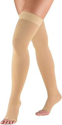 Chaussettes de compression true form 20-30 mmhg pour hommes et femmes, longueur cuisse