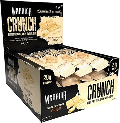 Barre riche en protéines et faible en glucides warrior crunch 64 g croustillant