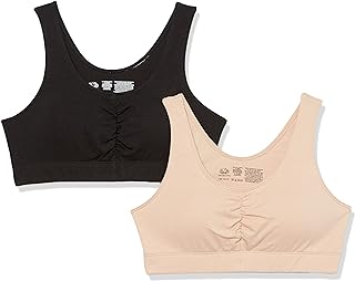 Soutien-gorge de sport pour femme avec biscuits, soutien-gorge de sport à volants sur le devant avec coussinet amovible, 2 pièces (paquet de 2), par fruit of the loom. Votre supermarché en ligne au Sénégal, c'est Diaytar