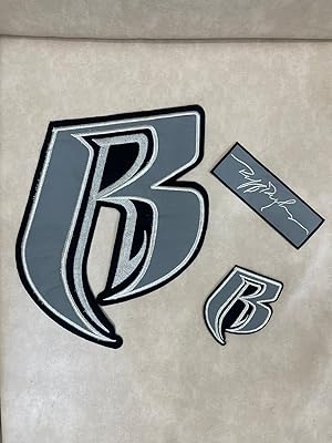 12 " ensemble de patchs brodés réfléchissants jumbo ruff ryder pour gilet