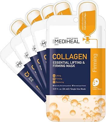 Mediheal [exclusivité us] - masque liftant et raffermissant au collagène essentiel (5 masques)