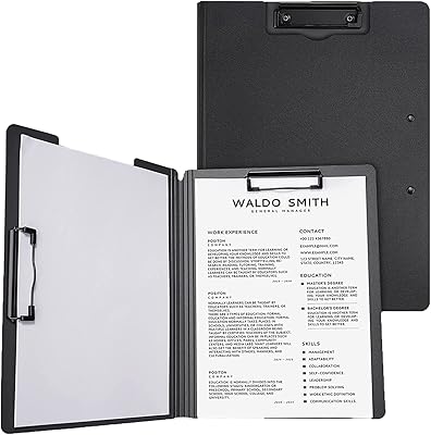 DOSSIER ÉCRIT, 2 PIÈCES FORMAT A4/A3, DOSSIER DE DOCUMENTS PAPIER AVEC DOUBLES TROMBONES