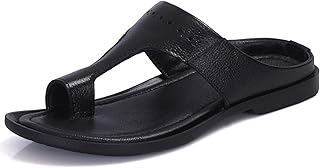 Pantoufles en cuir burwood pour hommes bwd314