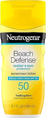 Neutrogena beach defense lotion écran solaire imperméable à large spectre sans huile