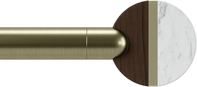 Tringle à rideau umbra lolli modern 1, comprend 2 extrémités, supports et quincaillerie