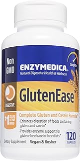 Enzymedica - glutenease, formule complète de gluten et de caséine avec enzymes digestives