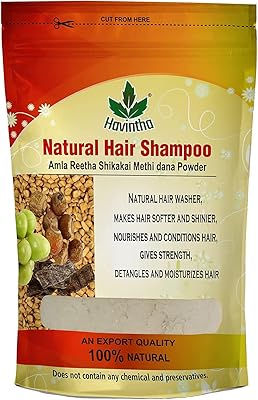 Shampooing cheveux naturels à l'amla, reetha, shikakai et methi dhana - 227g