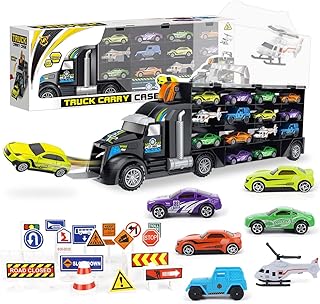 Jouet de camion de transport de voiture pour garçons et filles, jouet