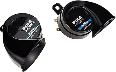 Bia 85115 trompette ultra bass 112 db 330 hz et 400 hz, noire