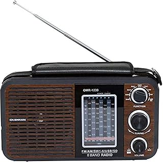 Radio rechargeable oslin mark omr1239 - 8 bandes avec usb - sd, lecteur