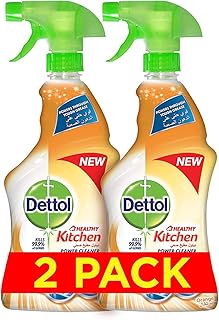 Spray nettoyant électrique dettol healthy kitchen - orange (2 x 500 ml)