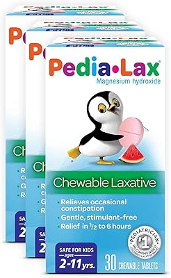 Comprimés laxatifs à croquer pedia-lux pour enfants de 2 à 11 ans, saveur