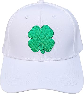 Chapeaux trèfle pour hommes et femmes, chapeau live lucky pour hommes et femmes, noir et blanc, brodé, cadeaux parfaits. Vos marques préférées à prix réduits sur Diaytar