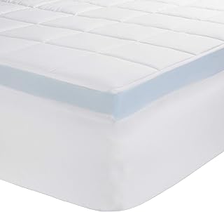 Surmatelas alternatif en duvet amazonbasics avec mousse à mémoire de forme 3 pouces