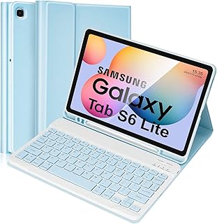 Coque samsung galaxy tab s6 lite avec clavier et porte-stylet s intégré, coque fine avec clavier amovible pour samsung galaxy tab s6 lite 10.4 2020 (sm-p610/p615), 2022 (sm-p613/p619) ,bleu. Diaytar : L'e-commerce accessible à tous les Sénégalais