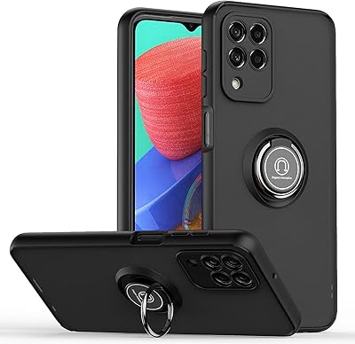 Coque samsung galaxy m33 5g avec anneau de support, coque de protection