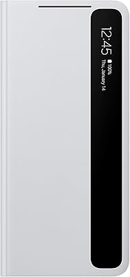 Étui de protection samsung pour galaxy s21 ultra, s view flip cover