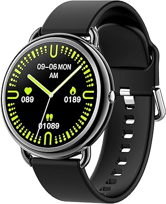 Montre analogique-numérique ronde daniel klein avec cadran noir pour unisexe de oh