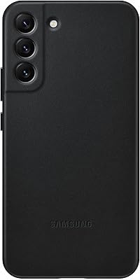 Housse en cuir officielle samsung s22+ noir