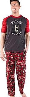 Ensembles de pyjama pour hommes, chemise et pantalon de pyjama en coton à
