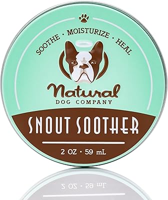 Baume pour le nez de chien natural dog company remède entièrement naturel gercé
