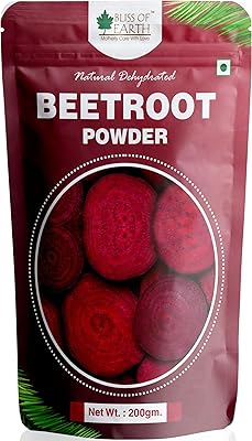 Poudre de betterave bliss of earth 200 g pour le blanchiment de la peau