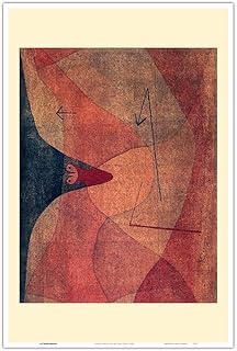 Peinture abstraite originale de paul klee 1934 - master art print 12" x